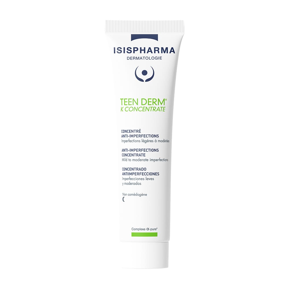 ISISPHARMA TEEN DERM K Concentrate Гель-крем концентрат для кожи с легкой или средней степенью выраженности акне 30 мл