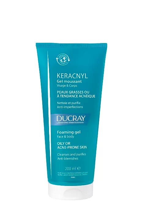 Очищающий гель для лица и тела Keracnyl Foaming Gel