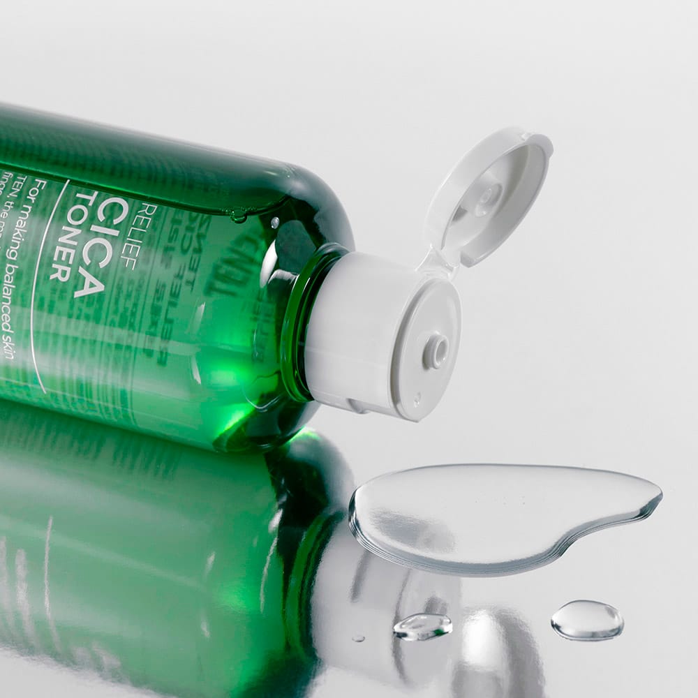 Успокаивающий, увлажняющий тонер для лица Tenzero Relief Cica Toner, 300 мл - фото 2