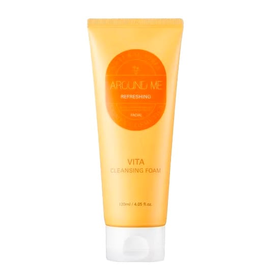 Освежающая пенка для умывания Around Me Refreshing Vita Cleansing Foam, 120 мл