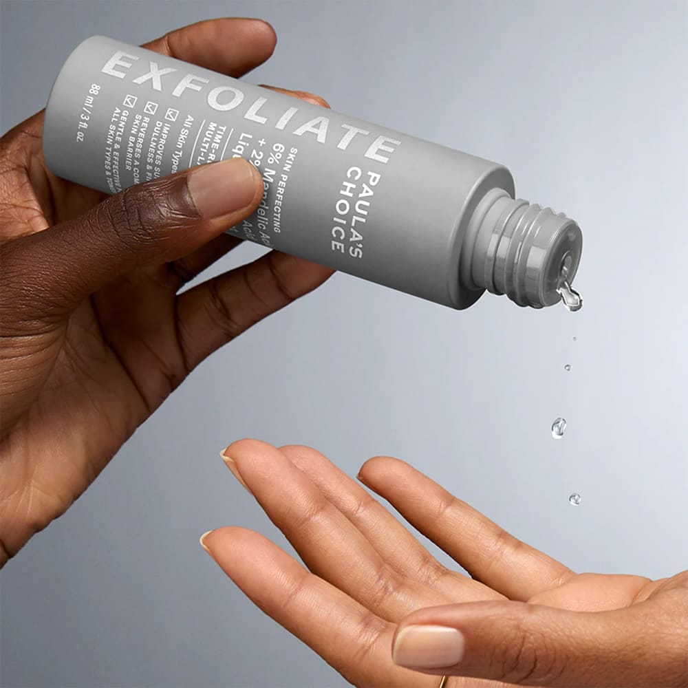 Paula's Choice Skin Perfecting 6% Mandelic Acid+2% Lactic Acid Liquid Exfoliant Travel Size/Эксфолиант с 6% миндальной кислоты и 2% молочной кислоты, 30 мл. - фото 2