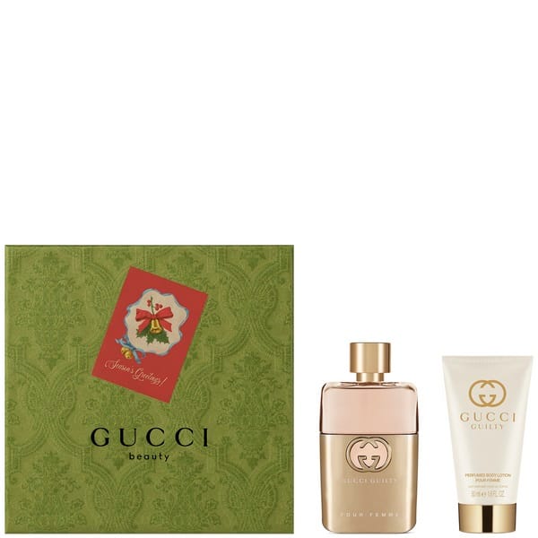 Набор парфюмерно-косметический GUCCI GUILTY  (Парфюмерная вода для женщин 50мл + Женский лосьон для тела 50мл)