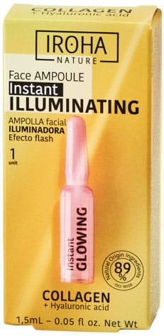 Сыворотка для лица мгновенное сияние с коллагеном и гиалуроновой кислотой Face Ampoule Instant Illuminating, 1,5 мл
