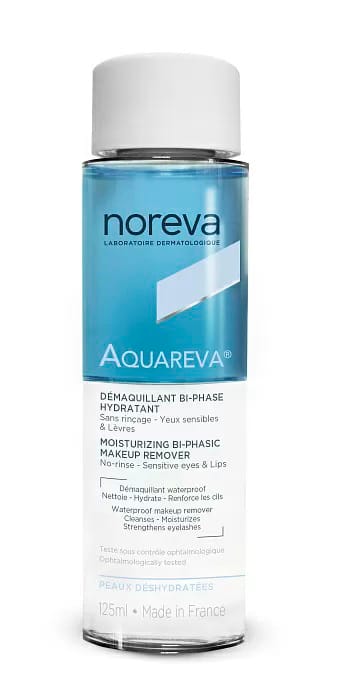 Двухфазный лосьон для снятия макияжа Aquareva Moisturizing Bi-Phasic Makeup Remover, 125 мл