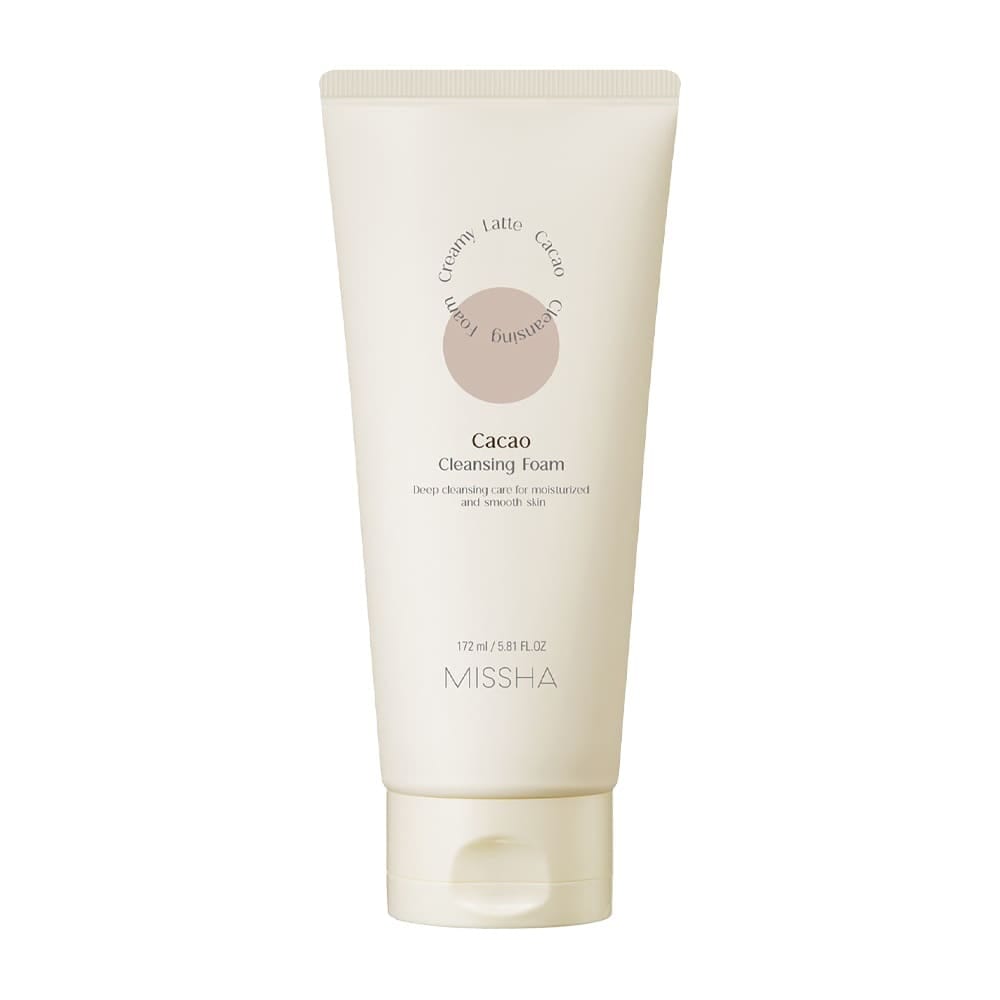 Missha Очищающая пенка для лица Creamy Latte Cleansing Foam (Cacao)