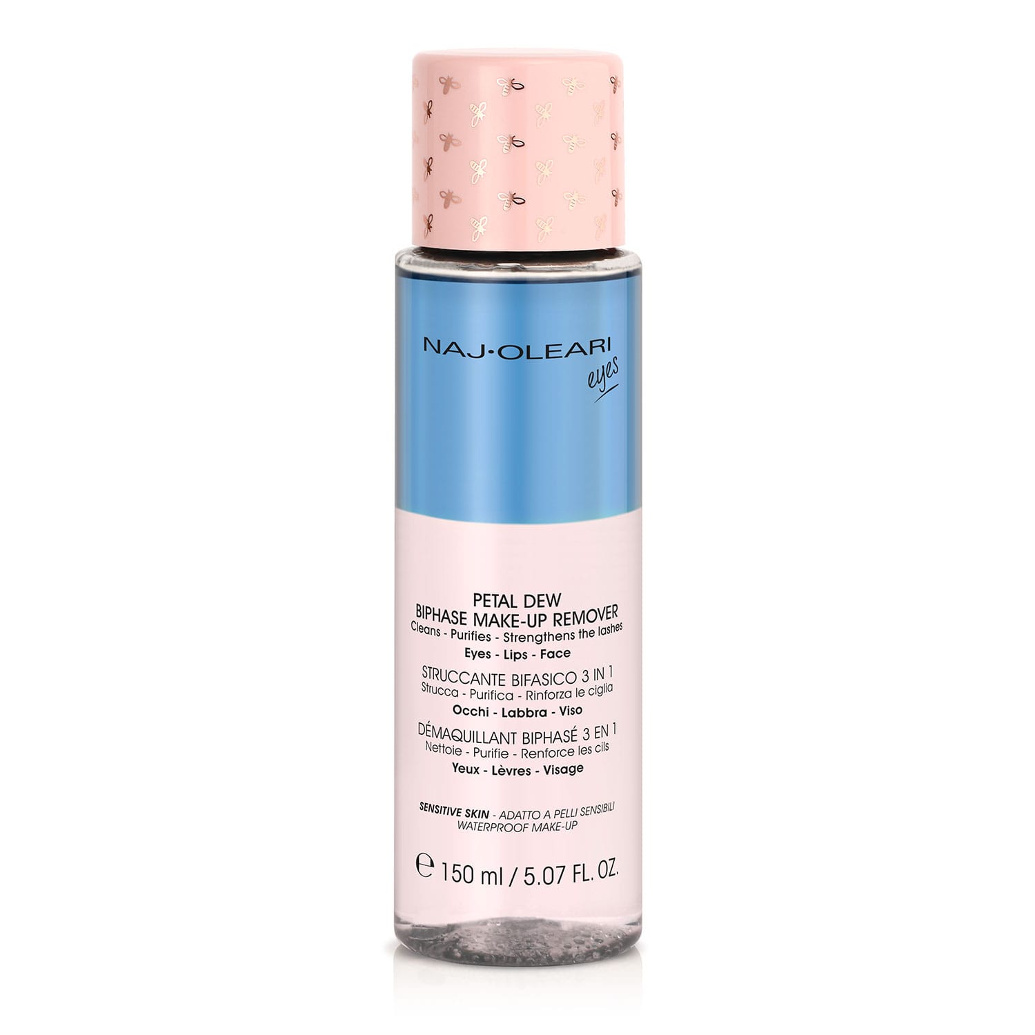Мицеллярное двухфазное средство для снятия макияжа Naj-Oleari Petal Dew Biphase Makeup Remover, 150 мл