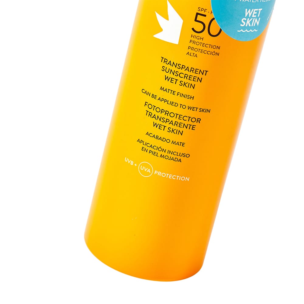 Прозрачный влагоустойчивый солнцезащитный спрей Transparent Sunscreen Wet Skin SPF 50+, 200 мл - фото 2