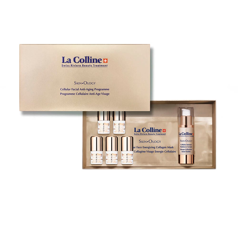 Антивозрастная программа для лица Skin Ology / Cellular Facial Anti-aging Programme:Био-пилинг Cellular Modelling Bio-Peel 5 х 3,5 мл, Маска Cellular Face Energizing Collagen Mask 5х4 г, Сыворотка Cellular Intense  Radiance Serum 30мл