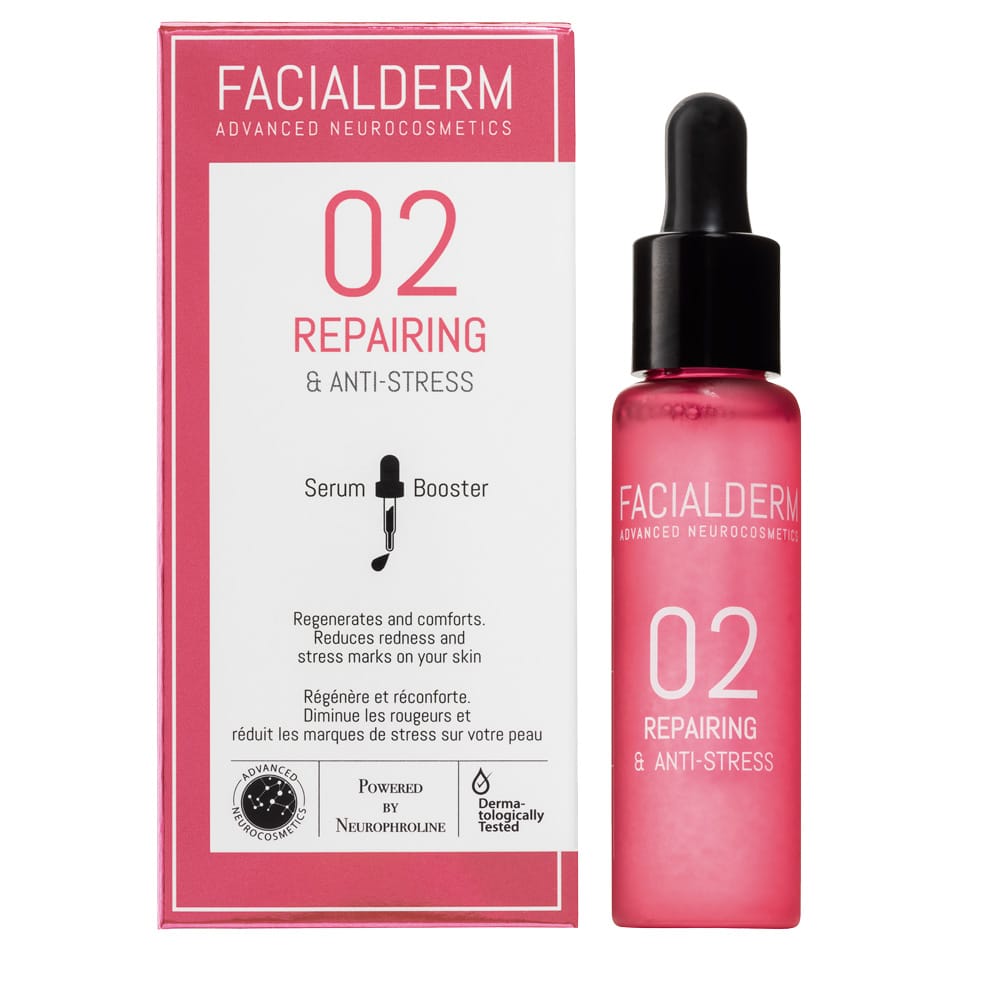 Сыворотка-бустер для лица восстанавливающая, анти-стресс 02 Repairing & Anti-Stress Serum Booster, 30 мл