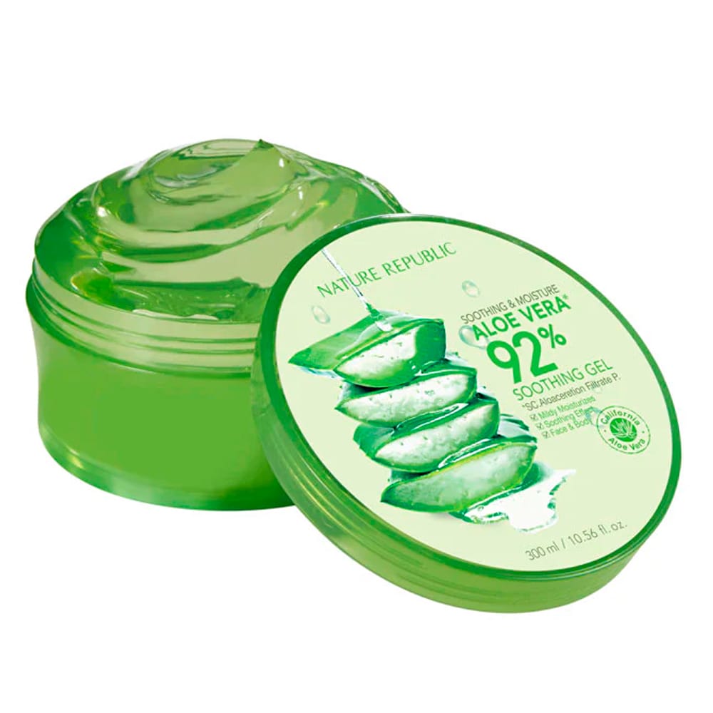 Успокаивающий и увлажняющий гель для, тела и волос Soothing & Moisture Aloe Vera 92% Soothing Gel - фото 2
