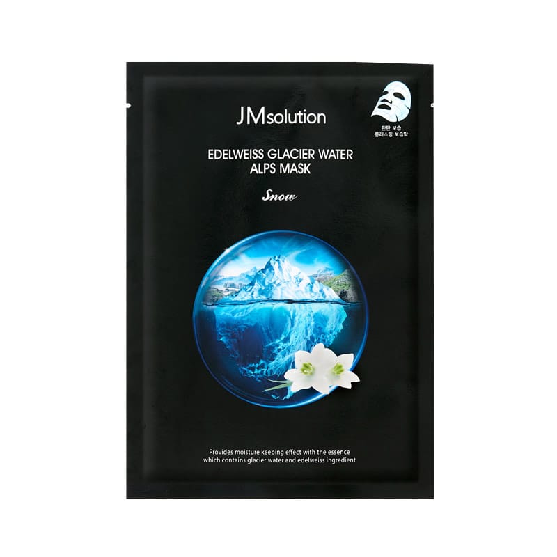 Увлажняющая тканевая маска для лица Edelweiss Glacial Water Alps Mask Snow, 30 мл