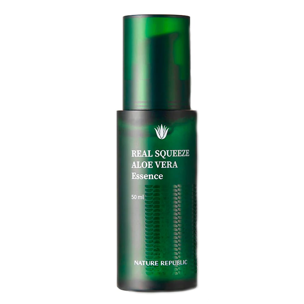 Увлажняющая эссенция для упругости гладкости кожи лица Real Squeeze Aloe Vera Essence, 50 мл