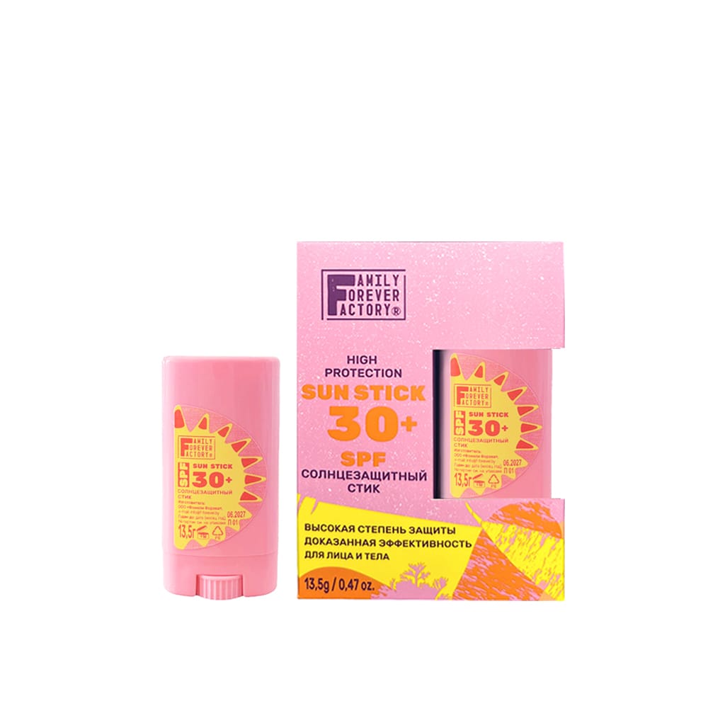 Солнцезащитный стик SPF30 Family Forever Factory