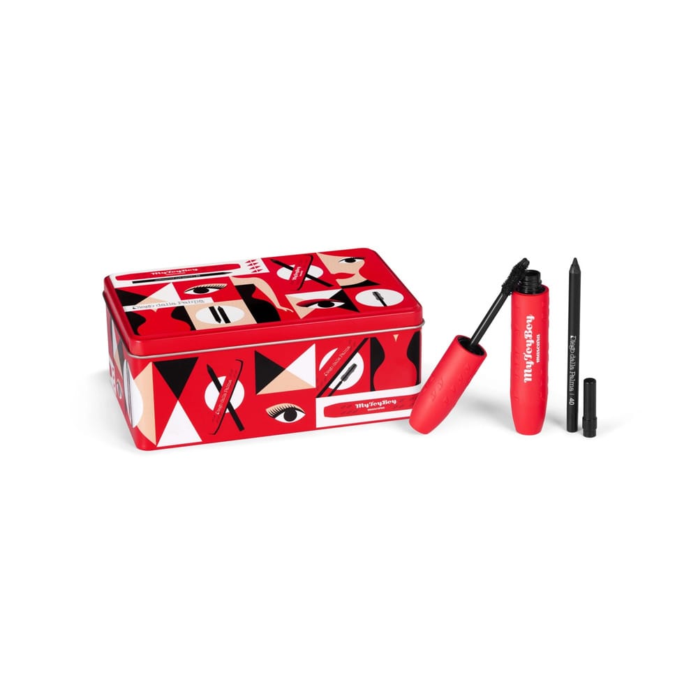 Набор косметический(Тушь для ресниц с 4D эффектом MyToyBoy Mascara, тон 151, 13 мл+Водостойкий карандаш для глаз Waterproof Eye Pencil, тон 40, 1.2 г)