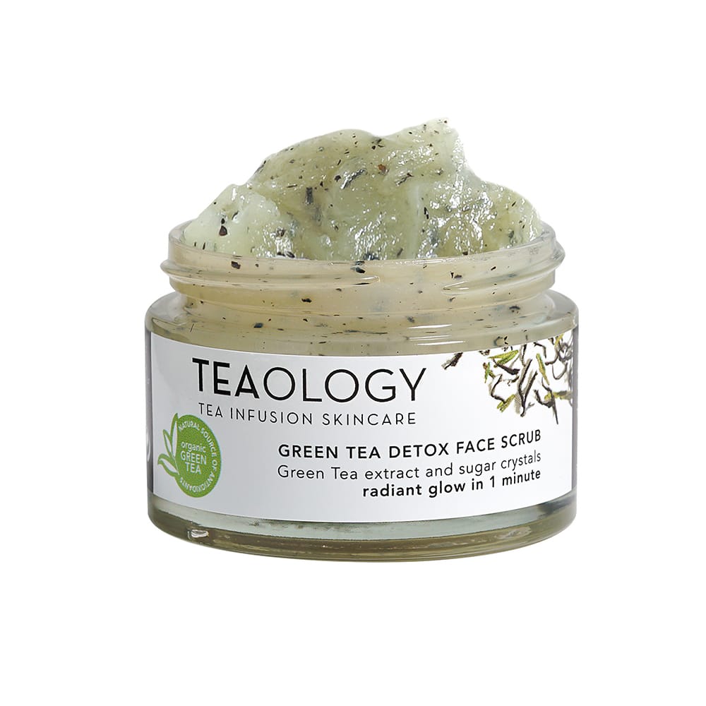 Детокс-скраб для лица с экстрактом зеленого чая и кристаллами сахара Green Tea Detox Face Scrub, 50 мл