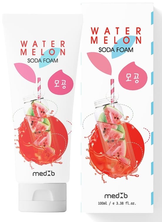 Мягкая пенка для умывания с экстрактом арбуза Watermelon Soda Foam, 100 мл