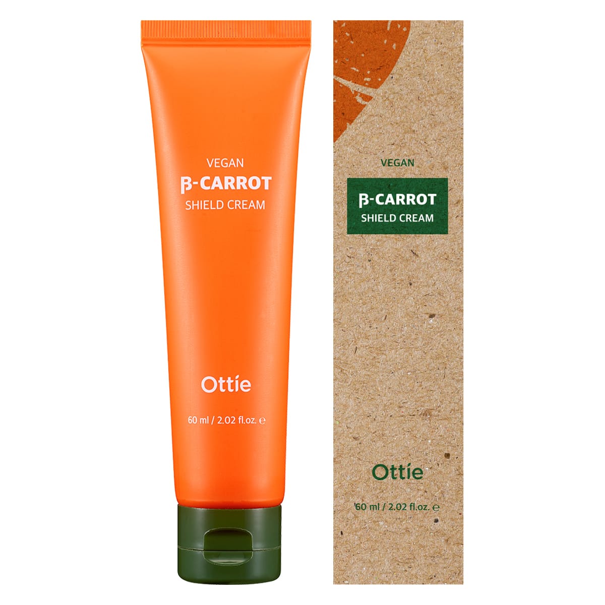 Крем-флюид с соком моркови B-Carrot Shield Cream, 60 мл