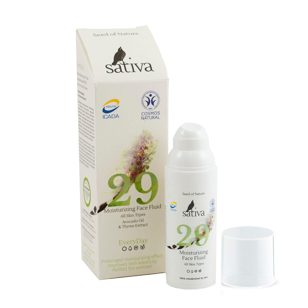 Крем-флюид для лица увлажняющий для всех типов кожи Moisturizing Face Fluid №29, 50 мл