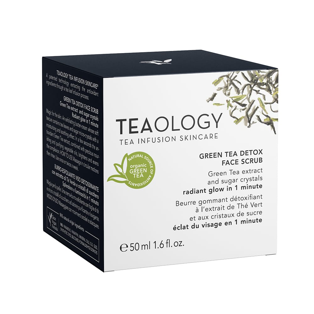 Детокс-скраб для лица с экстрактом зеленого чая и кристаллами сахара Green Tea Detox Face Scrub, 50 мл - фото 4