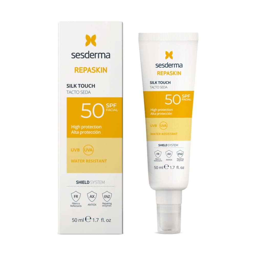 Sesderma Repaskin Средство солнцезащитное с нежностью шелка для лица SPF50, 50 мл