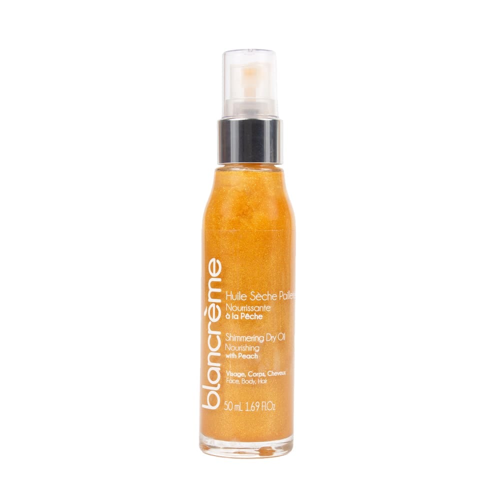 Сухое масло-шиммер для лица, тела и волос Shimmering Dry Oil With Peach, 50 мл