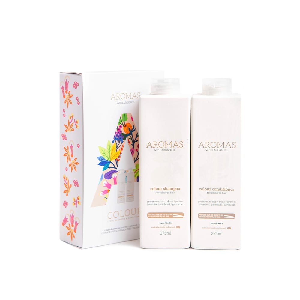 Набор Увлажнение окрашенных волос Colour Shampoo + Conditioner (Увлажняющий шампунь с аргановым маслом Colour Shampoo, 275 мл + Увлажняющий кондиционер с аргановым маслом Colour Conditioner, 275 мл)