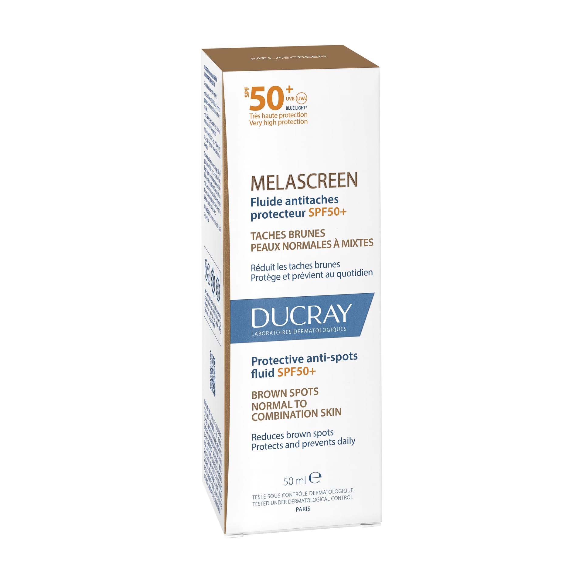 Флюид солнцезащитный Ducray Melascreen SPF 50+, 50 мл - фото 3