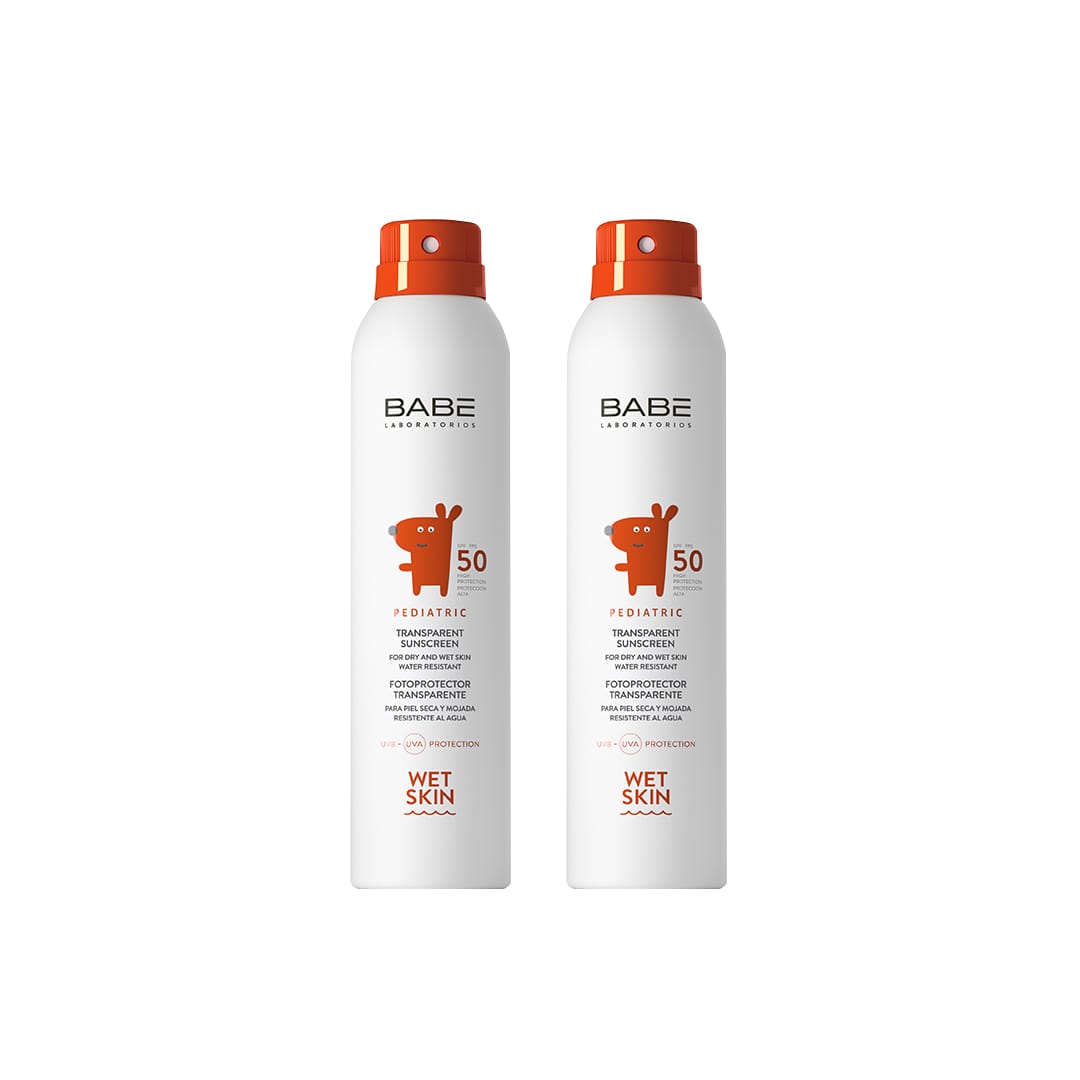 Набор Детский солнцезащитный спрей SPF 50 Transparent Sunscreen 1+1 , 200 мл х 2 шт
