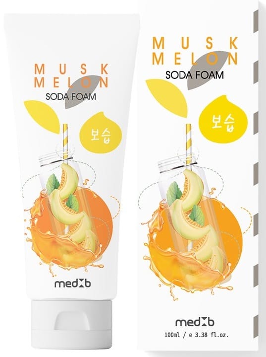 Мягкая пенка для умывания с экстрактом дыни Muskmelon Soda Foam, 100 мл