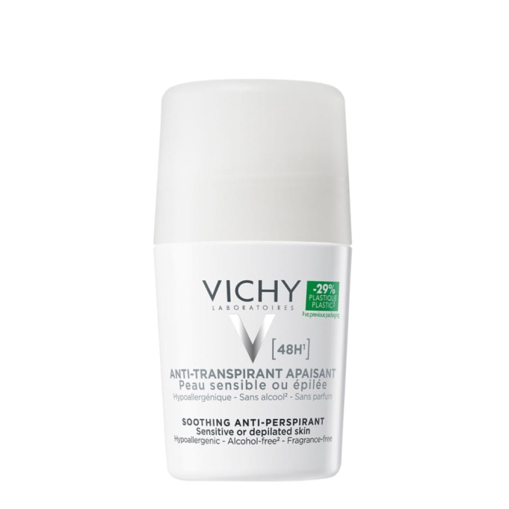 Шариковый дезодорант Vichy для чувствительной кожи 48 часов, 50 мл