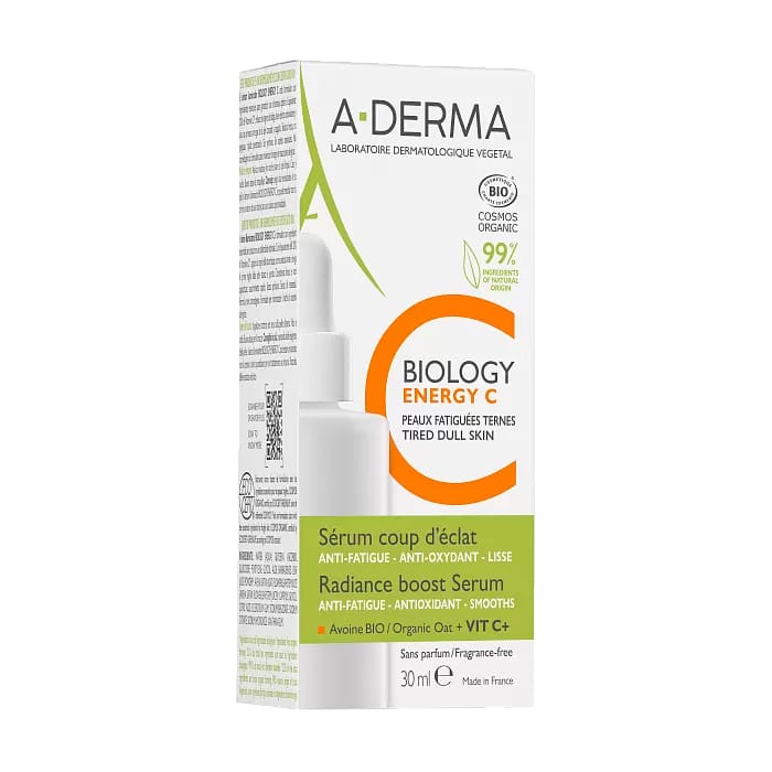 Сыворотка, придающая сияние хрупкой коже A-Derma Biology Energy C, 30 мл - фото 3