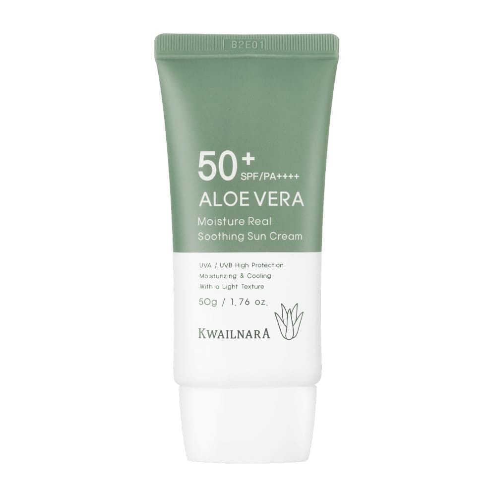 Солнцезащитный крем Kwailnara Aloevera Moisture Real Soothing Sun CreamSPF 50+ и PA++++ , 50 г