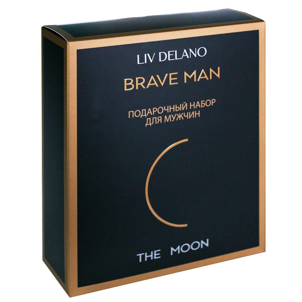 Подарочный набор  для мужчин "THE MOON", 500 г (Шампунь для всех типов волос THE MOON 250 мл + Гель для душа THE MOON, 250 мл)
