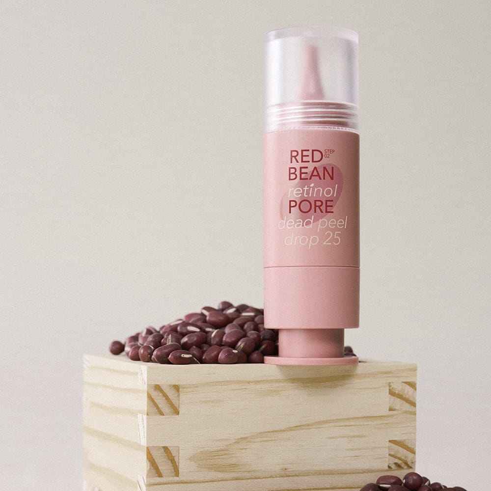 Смываемая пилинг-сыворотка с ретинолом и кислотами Missha Red Bean Retinol Pore Dead Peel Drop 25, 15 мл - фото 3