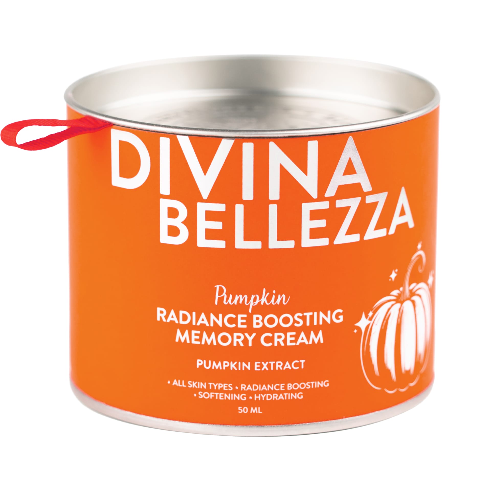 Крем с эффектом памяти для сияния кожи с экстрактом тыквы Divina Bellezza Radiance boosting memory cream with pumpkin extract, 50 мл - фото 2
