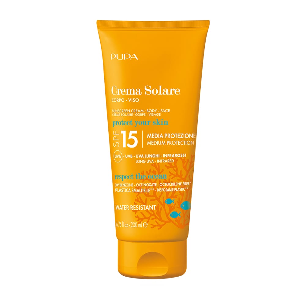 Солнцезащитный крем для тела и лица SPF 15 Sunscreen Cream, 200 мл