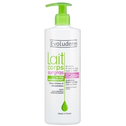 Молочко для тела Интенсивное питание Evoluderm Lait Corps Surgras Ultra Nourrissant, 500 мл