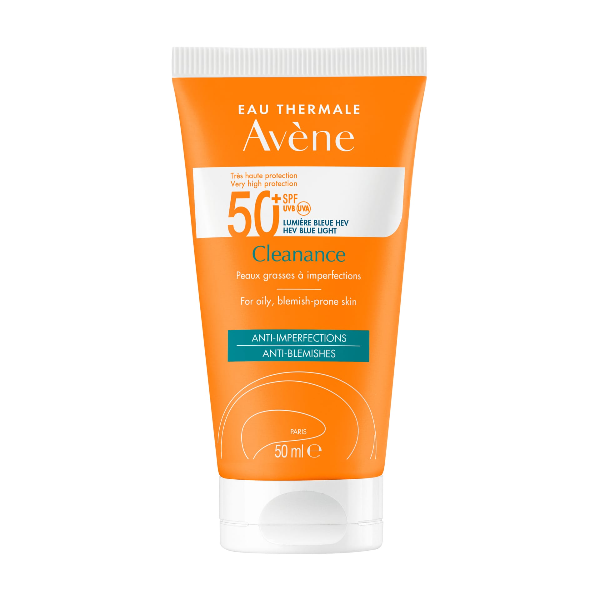 Флюид солнцезащитный для проблемной кожи Avene Cleanance SPF 50+, 50 мл