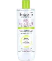 Мицеллярная вода для жирной кожи / Evoluderm Eau Micellaire demaquillante Peaux mixtes a grasses, Oily Skin, 500 мл