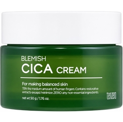 Смягчающий, питательный крем для лица против морщин Tenzero Blemish Cica Cream, 50 мл