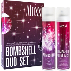 Набор Bombshell Duo Set (Bombshell Shine Mist, 215 мл+Aloxxi Bombshell Volume, Grip & Hold Spray, 215 мл)