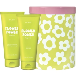 Набор Flower Power Fragrance (Отшелушивающий гель для душа,200 мл+Лосьон для тела, 200 мл)