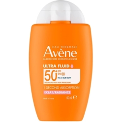 Avene Ультралегкий солнцезащитный флюид Придающий сияние SPF50+, 50 мл
