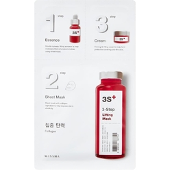 Missha Подтягивающая маска для лица 3-Step Lifting Mask, 1,5 г/25 г/1,5 г