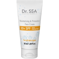 Dr.Sea Увлажняющий и защитный крем SPF 30 +, 50 мл