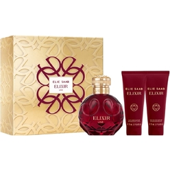 Набор парфюмерно-косметический (Парфюмерная вода ELIE SAAB ELIXIR LOVE 100мл + Лосьон для тела парфюмированный ELIE SAAB ELIXIR 75мл + Гель для душа парфюмированный ELIE SAAB ELIXIR 75 мл)