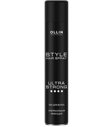 Ollin Style Лак для волос ультрасильной фиксации, 500 мл