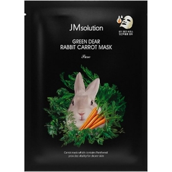 Обновляющая тканевая маска для лица с экстрактом моркови Green Dear Rabbit Carrot Mask Pure, 30 мл