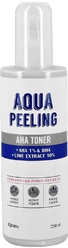 Тоник для лица с AHA и BHA кислотами и экстрактом лайма Aqua Peeling AHA Toner, 250 мл
