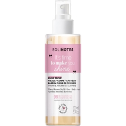 Сухое масло для лица, тела и волос с ароматом сакуры Solinotes Cherry Blossom Dry Oil, 100 мл
